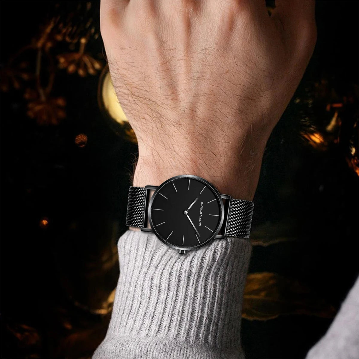 Hannah Martin Ultra Thin Business Quartz Watch