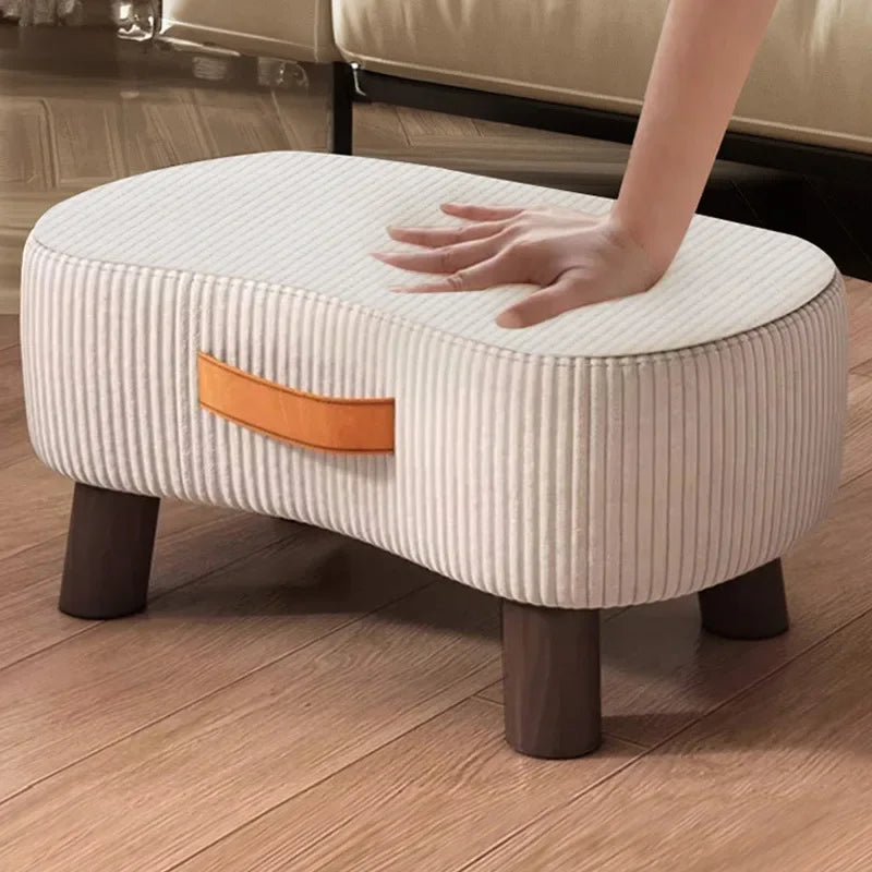 Nordic Shoe Changing Stool Ottoman Footrest